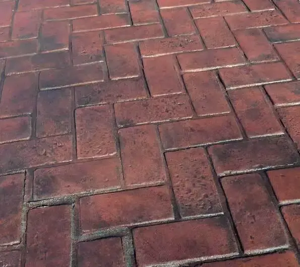 Brickform Herringbone Used Brick concrete stamp product example