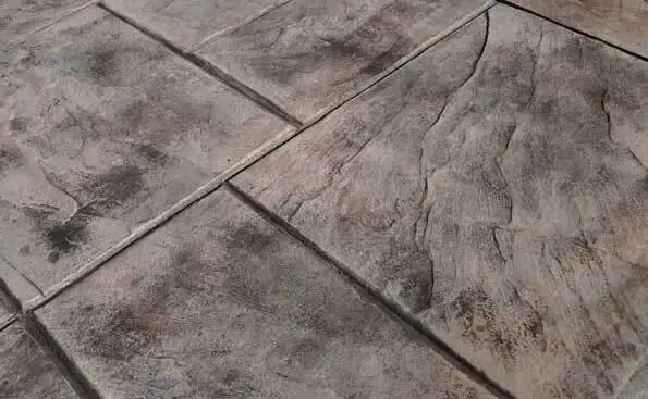 Brickform Large Ashlar Cut Slate concrete stamp product example